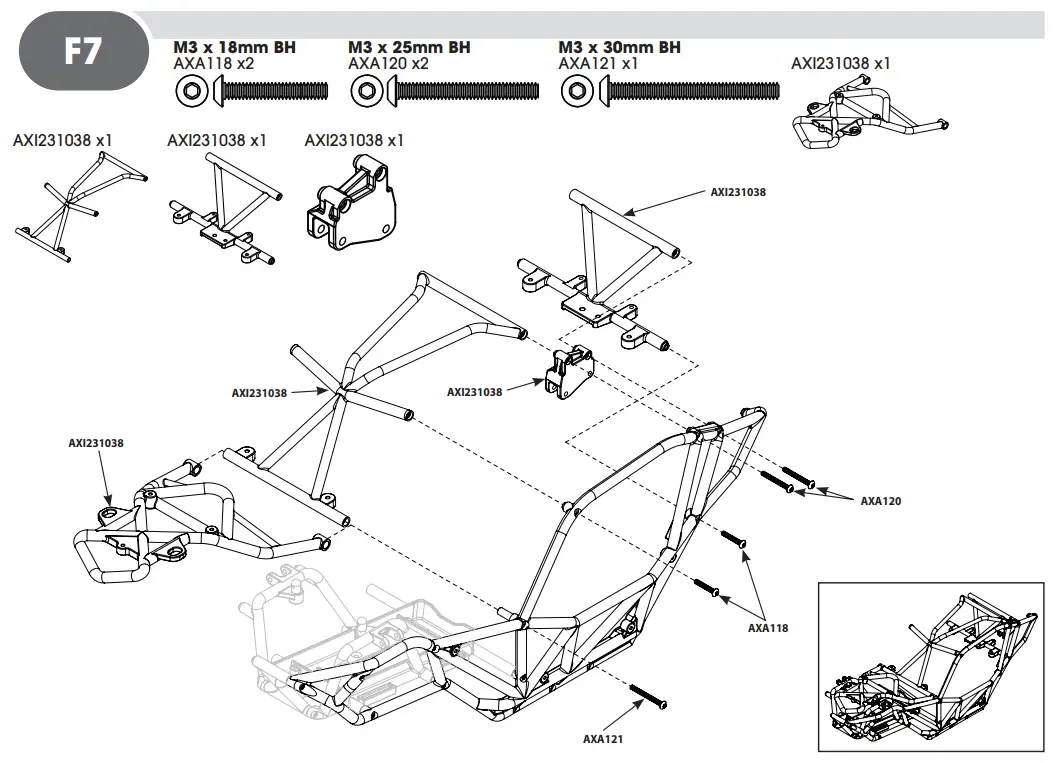 HORIZON AXI03009 RBX10 RYFT 1 10 Scale Rock Bouncer - F7