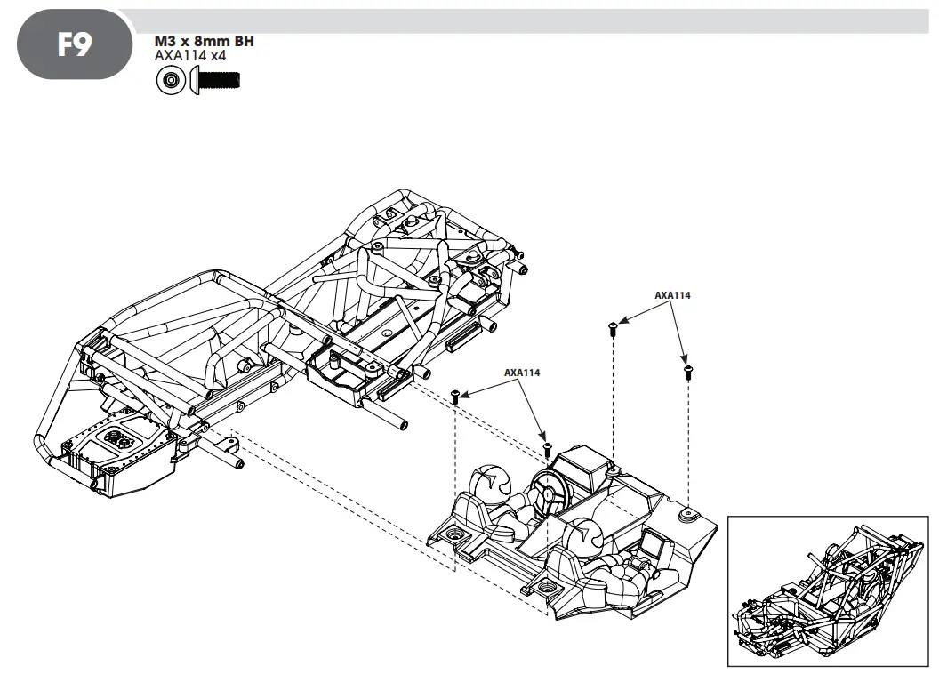 HORIZON AXI03009 RBX10 RYFT 1 10 Scale Rock Bouncer - F9