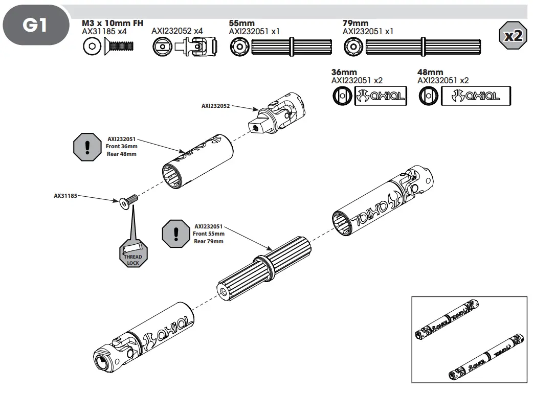 HORIZON AXI03009 RBX10 RYFT 1 10 Scale Rock Bouncer - G1