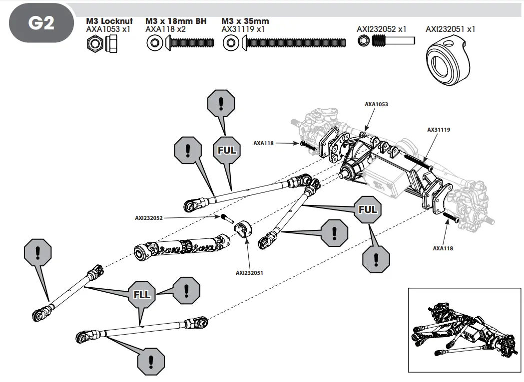 HORIZON AXI03009 RBX10 RYFT 1 10 Scale Rock Bouncer - G2