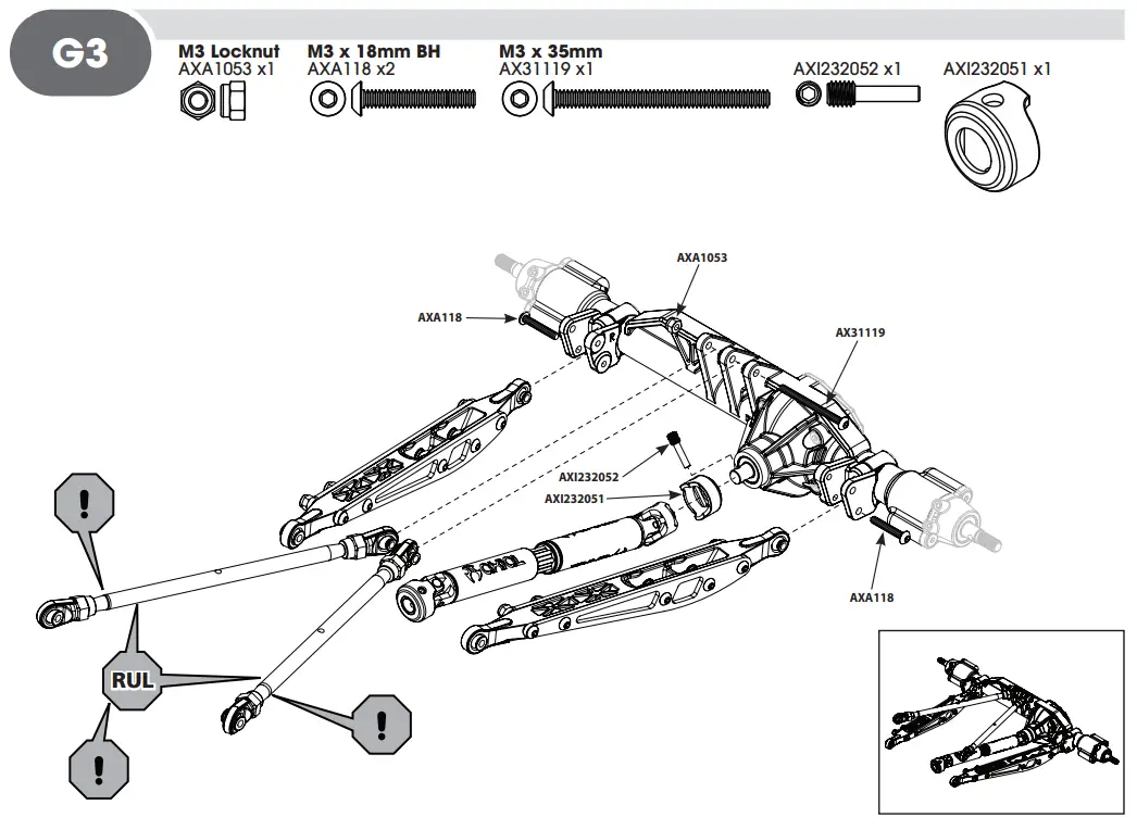HORIZON AXI03009 RBX10 RYFT 1 10 Scale Rock Bouncer - G3