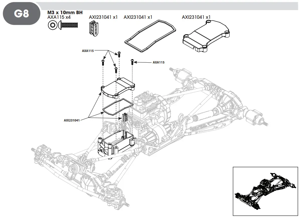 HORIZON AXI03009 RBX10 RYFT 1 10 Scale Rock Bouncer - G8