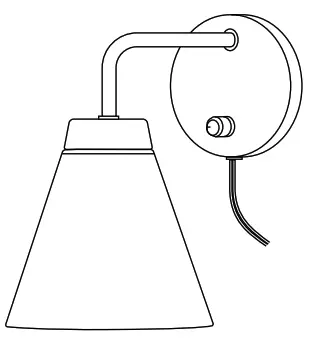 allen plus roth WS67-1BNK, WS67-1BRZ Wall Sconce