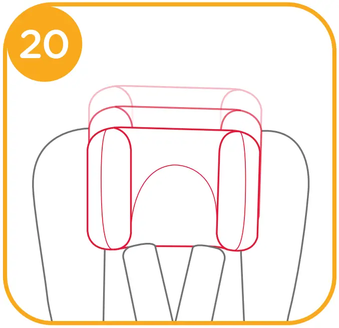 Height Adjustment for Head Support and Shoulder Harnesses