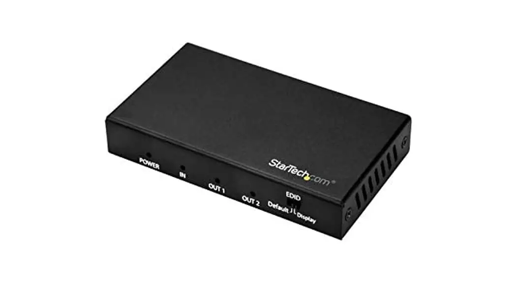 Startech Com 2-port Portable Hdmi Video Splitter With Usb Power 4k 60hz User Guide