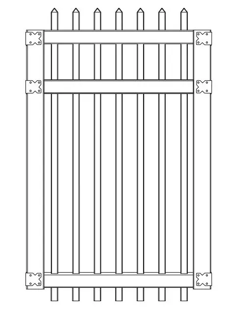 Outdoor Essentials Manchester 6 Ft X42 Inch Spaced Picket Gate Installation Guide Outdoor Essentials Manchester 6 Ft X42 Inch Spaced Picket Gate Installation Guide