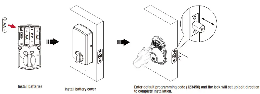 Feikeer G00 KPDA619A XP Electronic Keypad Keyed Deadbolt - Figure 2