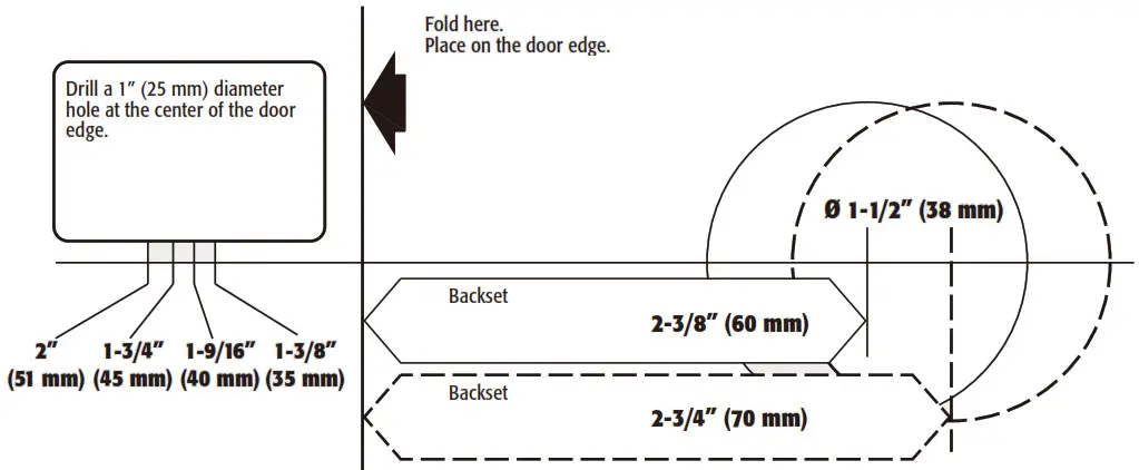 Feikeer G00 KPDA619A XP Electronic Keypad Keyed Deadbolt - TEMPLATE 1