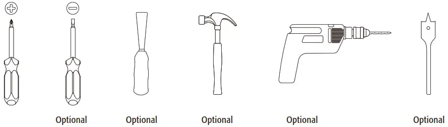 Feikeer G00 KPDA619A XP Electronic Keypad Keyed Deadbolt - Tools Required