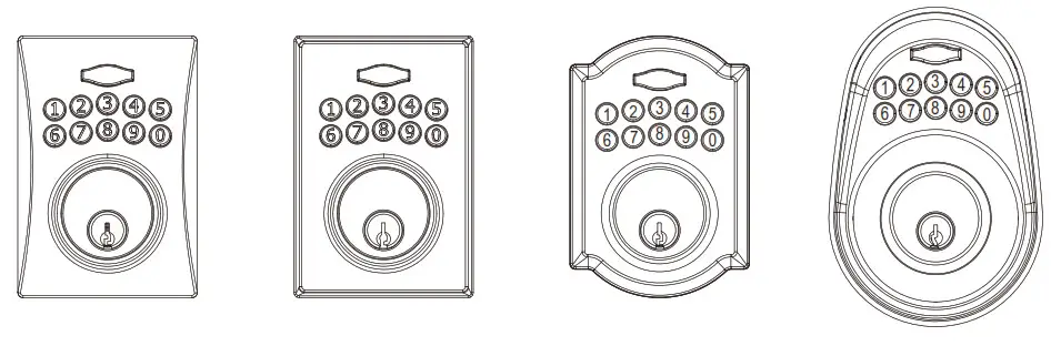 Feikeer G00 KPDA619A XP Electronic Keypad Keyed Deadbolt