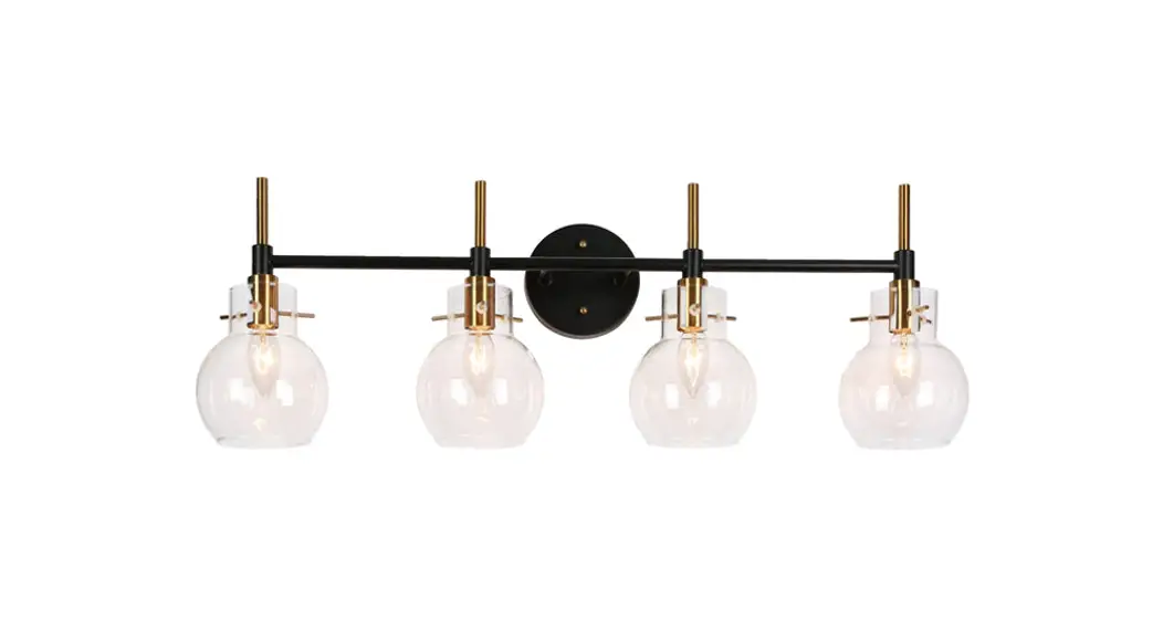 Zevni L3e3qnbaw4590sr7 28.5-in 4-light Gold Contemporary Vanity Light Instruction Manual Zevni L3e3qnbaw4590sr7 28.5-in 4-light Gold Contemporary Vanity Light Instruction Manual