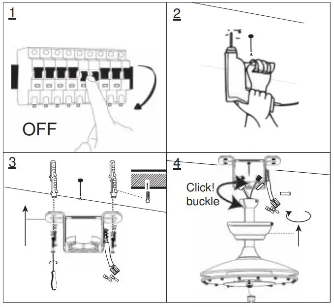 evolar-EVO-CF52CG-MW-Ceiling-Fan-FIG5