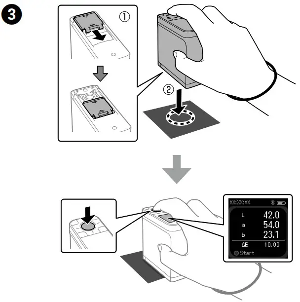 EPSON SD 10 Digital Colour Spectrophotometer - Performing Spot Color Measurement 3