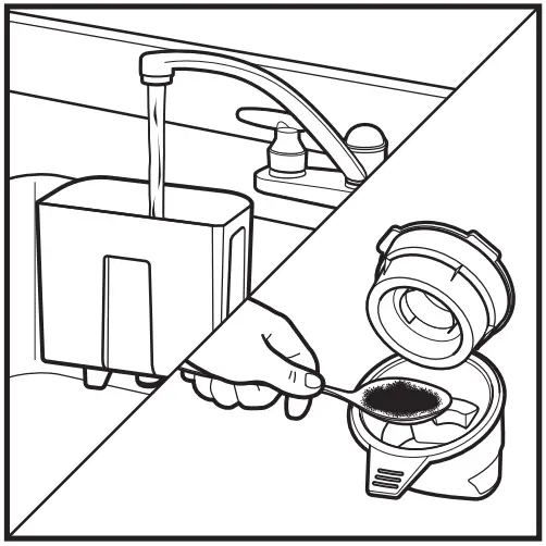 Hamilton Beach 49921 FlexBrew Single Serve Iced and Hot Coffee Maker - Reservoir and remove