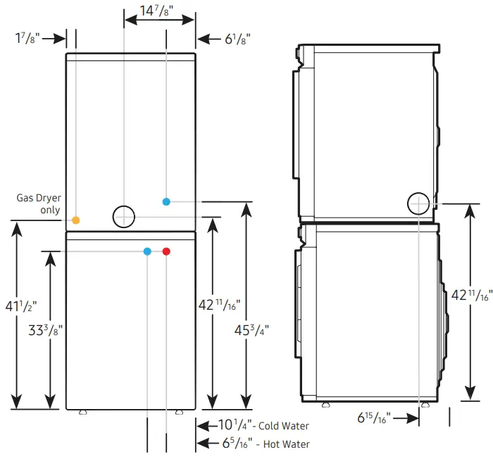 Connection Dimensions
