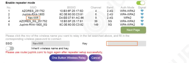 Juplink RX4-Juplink RX4-1800 Dual Band Mesh WiFi 6 Router - figure 51800 Dual Band Mesh WiFi 6 Router - figure 5