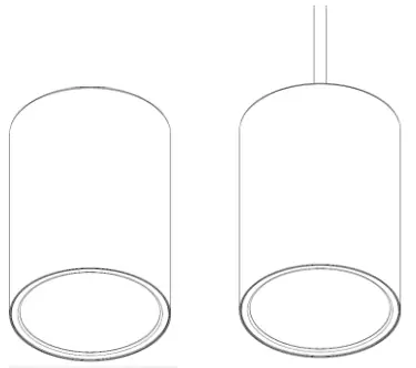 LIGHTOLIER Calculite LED 4 Inch Cylinder