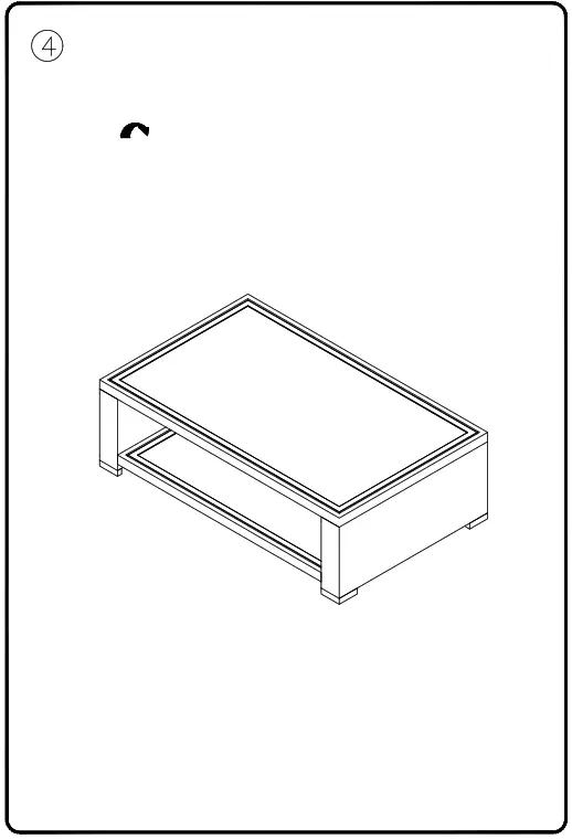 ASHLEY P783-701 Grasson Lane Outdoor Coffee Table - 4