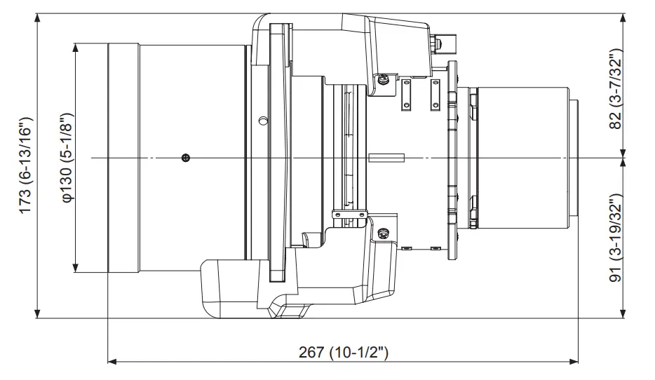 Panasonic ET-EMW200 3LCD Projector Zoom Lens - Figrue 14