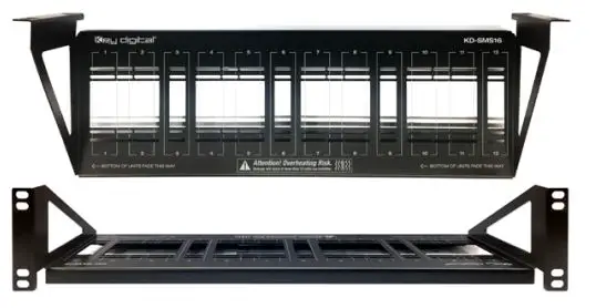 Key digital KD-S2x1X-2 2x1 4x1 4K 18G HDMI Switcher Instruction Manual - Rack Mounting