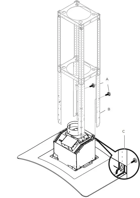 arietta-ADI436SSB-36-Inch-Stainless-Steel-Convertible-Chimney-Style-Island-Mount-Hood-fig 16