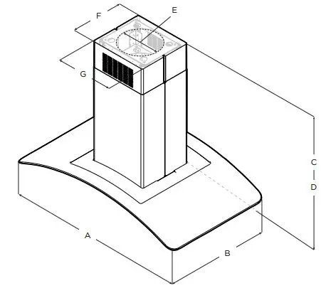 arietta-ADI436SSB-36-Inch-Stainless-Steel-Convertible-Chimney-Style-Island-Mount-Hood-fig 2
