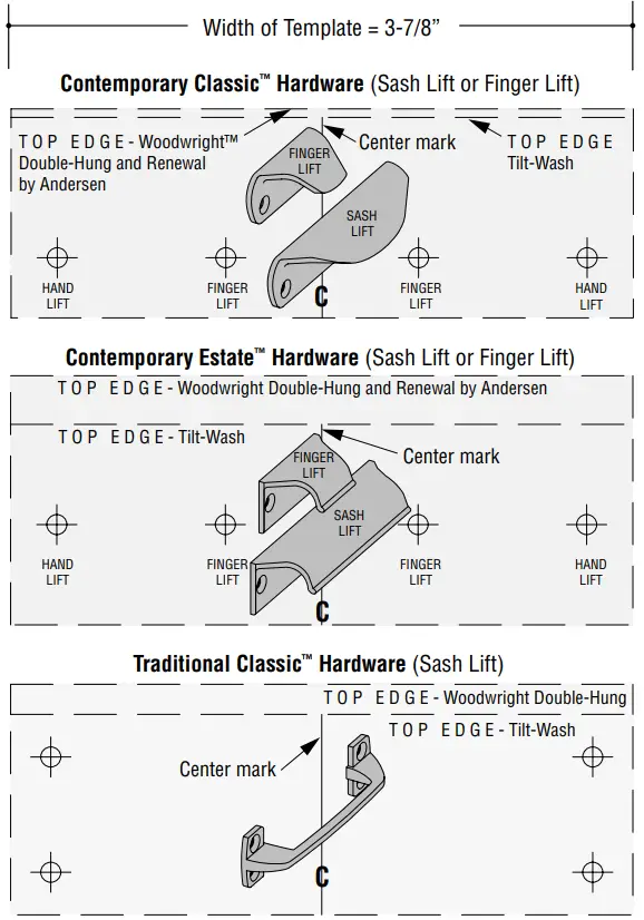 Andersen 400 Series Sash Finger Lift Double Hung Windows - fig 5