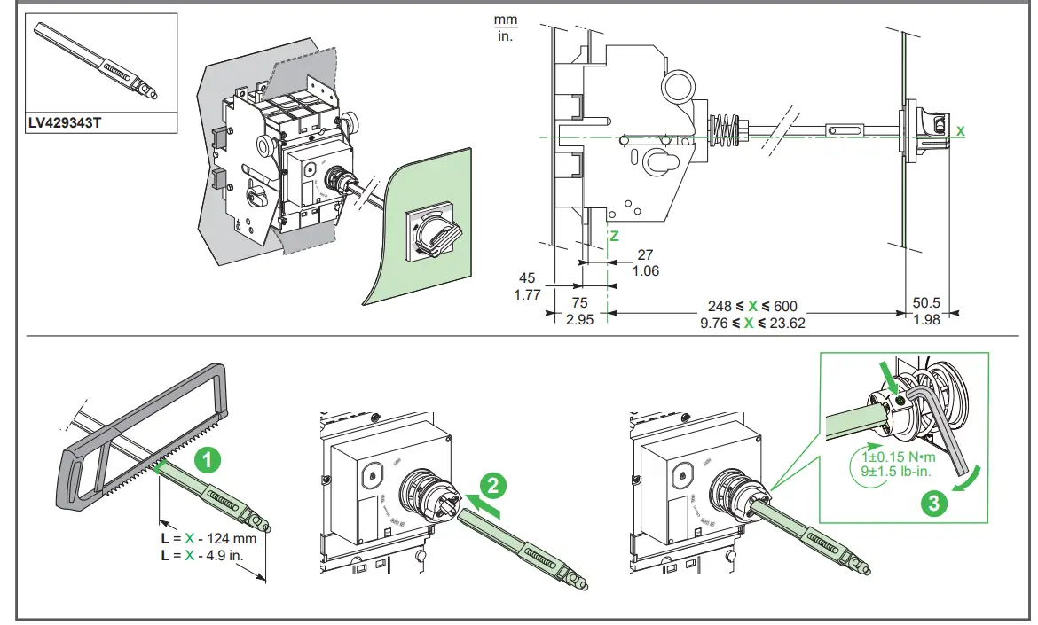 Withdrawable Device with Telescopic Shaft