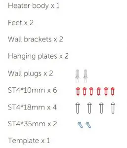 FIG 2 Parts supplied