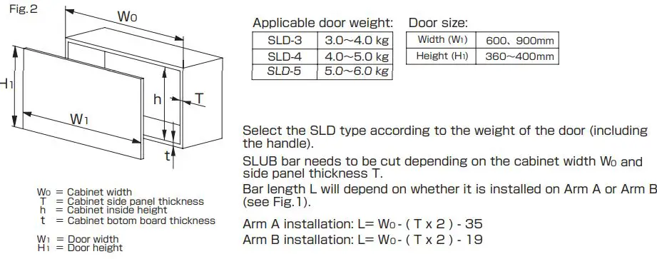 LAMP SLD Swing Lift Down Mechanism-FIG3