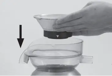 Sage BJE430 the Nutri Juicer Cold User Guide - Align the arrows at the base of the stainless steel filter basket with the arrows