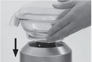 Sage BJE430 the Nutri Juicer Cold User Guide - Place filter bowl surround on top of the motor base