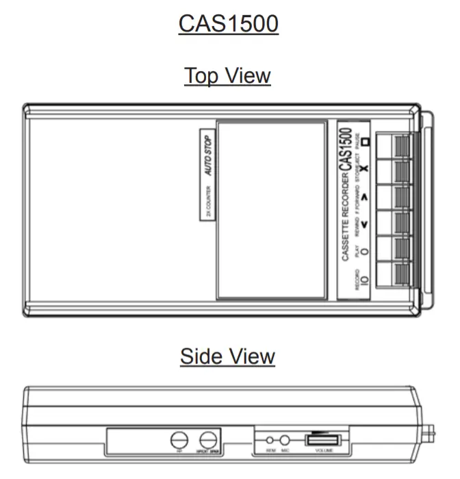 CALIFONE CAS1500 Cassette Players