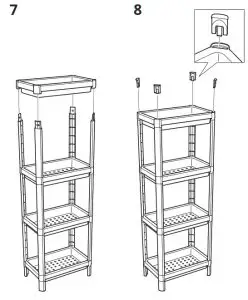 IKEA VESKEN Shelve-8