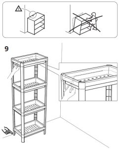 IKEA VESKEN Shelve-9