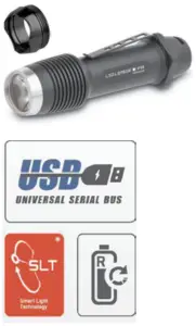 LED LENSER F1R Rechargeable LED Flashlight -Product Properties