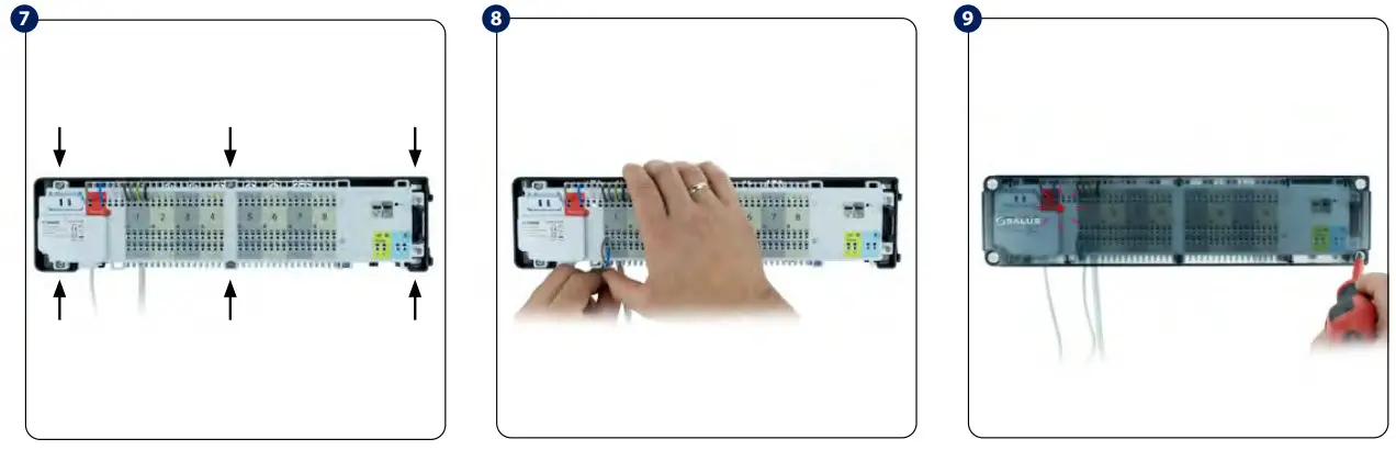 SALUS Wiring Centre 24V 8-Zones KL08NSB- INSTALLATION 7