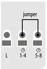 SALUS Wiring Centre 24V 8-Zones KL08NSB-OPTION 1
