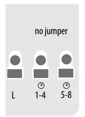 SALUS Wiring Centre 24V 8-Zones KL08NSB-OPTION 2