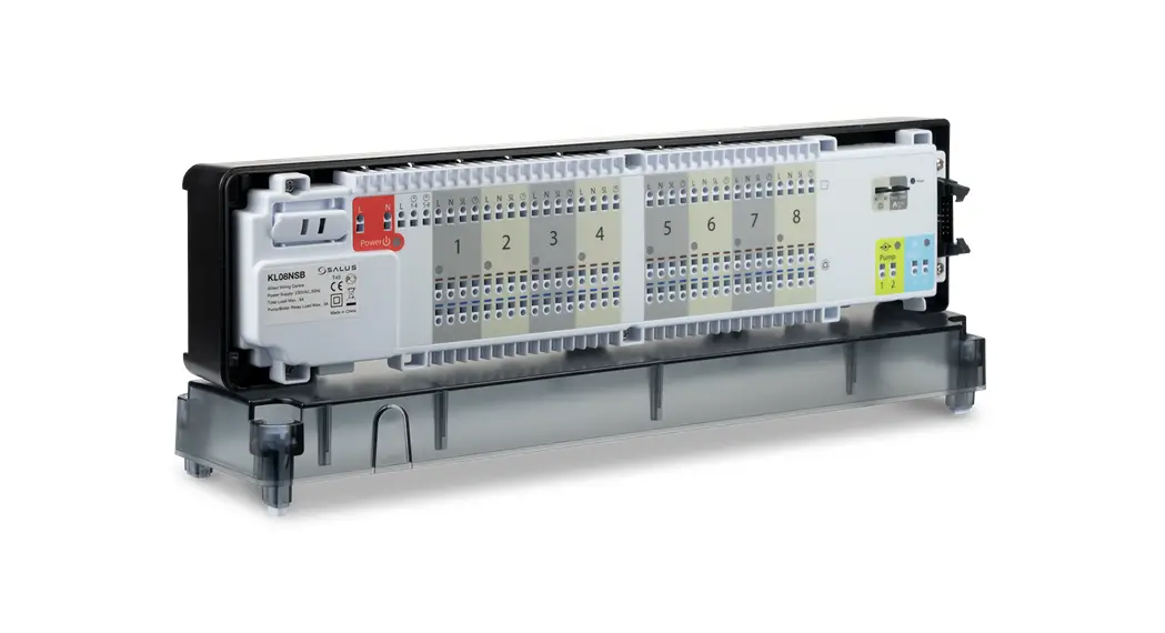 Salus Wiring Centre 24v 8-zones Kl08nsb User Manual