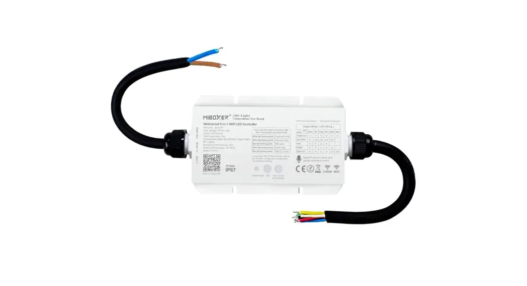 Miboxer Wl5-wp Waterproof 5-in-1 Wifi Led Controller Instruction Manual