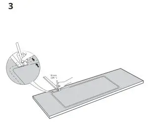 IKEA VATTUDALEN Inset Sink 2 Bowls with Drainboard - FIG 6