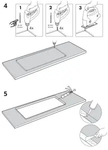 IKEA VATTUDALEN Inset Sink 2 Bowls with Drainboard - FIG 7