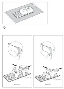 IKEA VATTUDALEN Inset Sink 2 Bowls with Drainboard - FIG 8