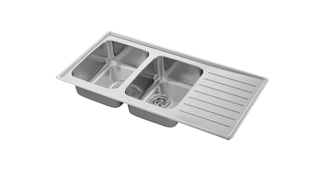 Ikea Vattudalen Inset Sink 2 Bowls With Drainboard Instruction Manual