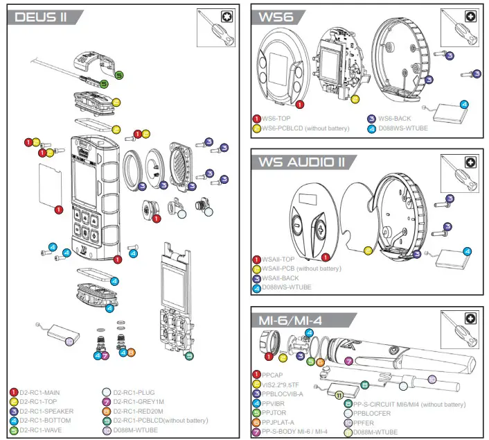 XPLORER RSW Remote Control for Portable Metal Detector- Deus ii