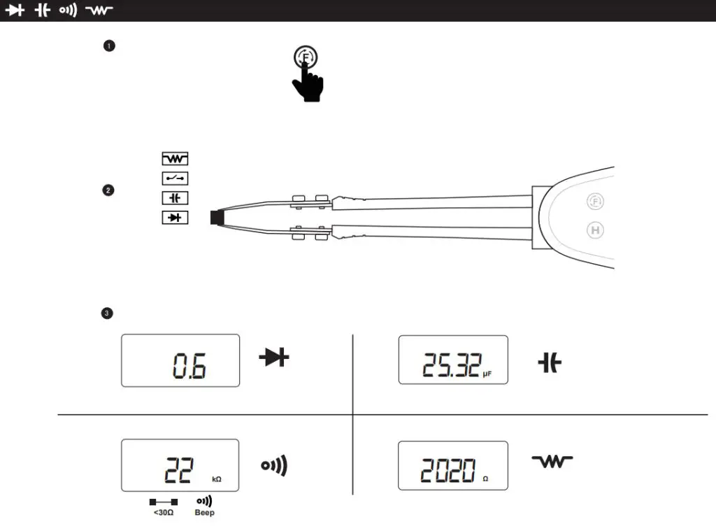 MASTECH MS8910 SMD Tester - fig 1
