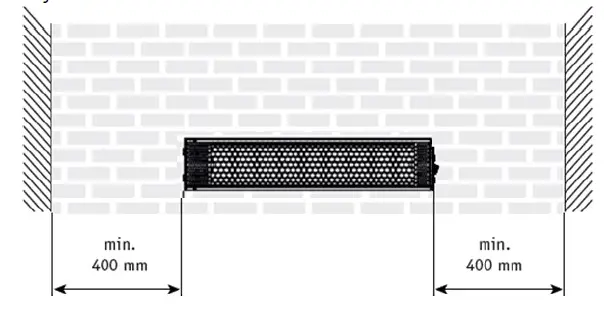 ecostrad 12501812 Solaglo Infrared Heater fig 3