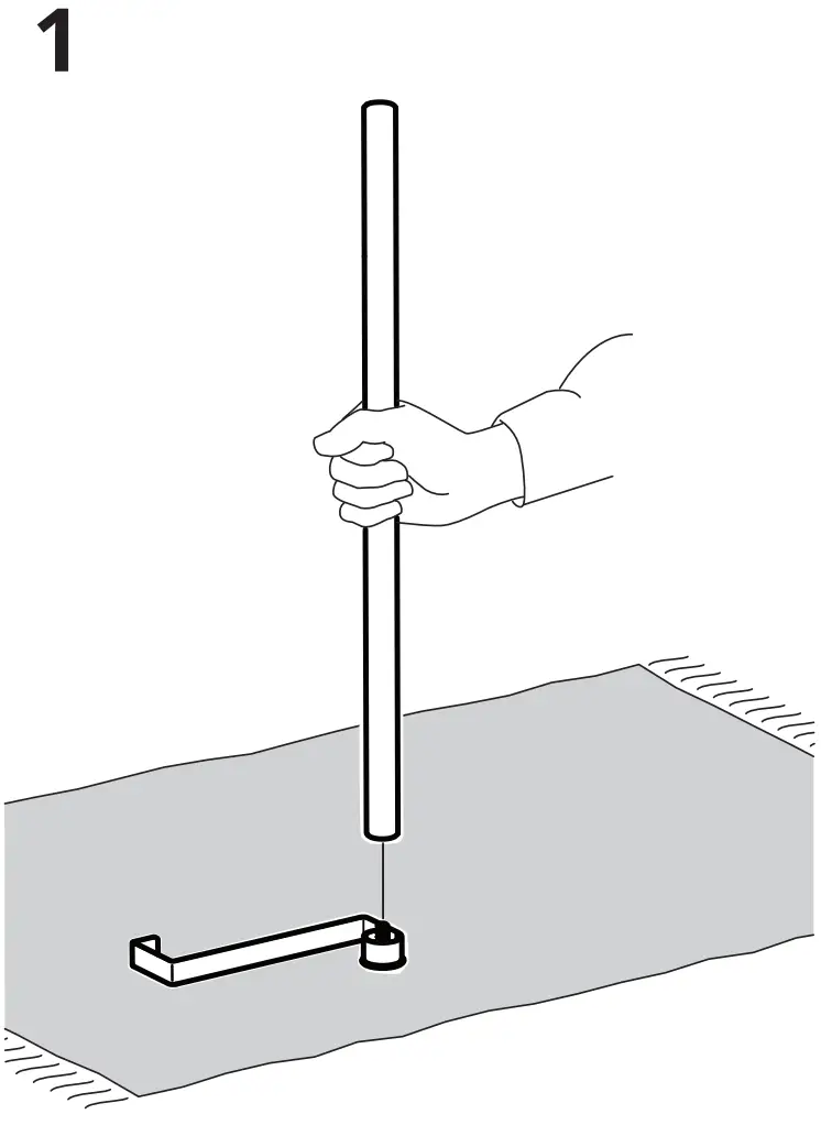 IKEA 704 779 56 LILLASJÖN Towel Rail for Door - fig2
