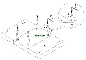 assembly wooden legs